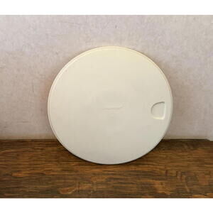 Vintage Longaberger Cream Plastic Lid – Approx. 8.25 Inches Diameter